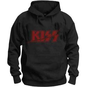 Kiss mikina Slashed Logo Čierna XL