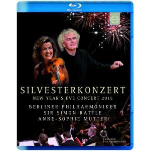 MUTTER, ANNE-SOPHIE / BERLINER PHILHARMONIKER / SIMON RATTLE - EUROARTS - NEW YEAR'S EVE CONCERT 2015, Blu-ray