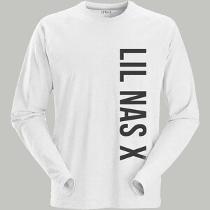 Lil Nas X tričko Vertical Text Biela XXL
