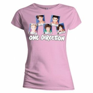 One Direction tričko Polaroid Ružová M