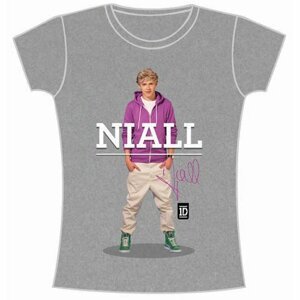 One Direction tričko Niall Standing Pose Šedá L