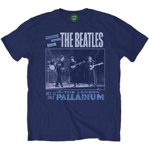 The Beatles tričko Palladium Modrá M