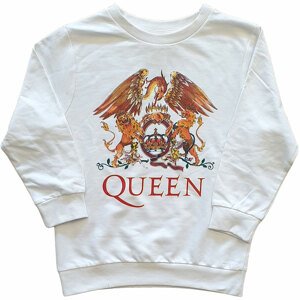 Queen mikina Classic Crest Biela 9-10 rokov