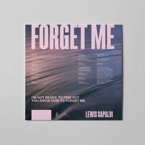 Lewis Capaldi, FORGET ME, CD