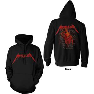 Metallica mikina Skull Screaming Red Čierna M