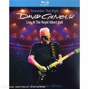 David Gilmour, REMEMBER THAT NIGHT (BLU-RAY DVD), Blu-ray