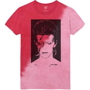 David Bowie tričko Aladdin Sane Červená S