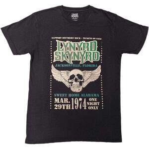 Lynyrd Skynyrd tričko Winged Skull Čierna XL