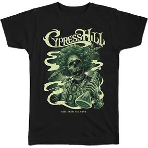 Cypress Hill tričko Skull Bong Čierna S