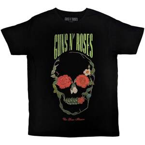 Guns N’ Roses tričko Rose Skull Čierna S