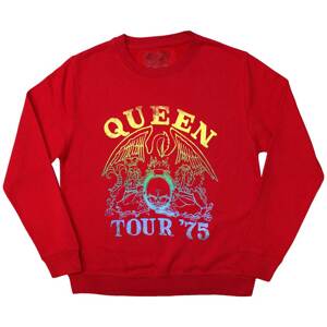 Queen mikina Tour '75 Crest Červená S