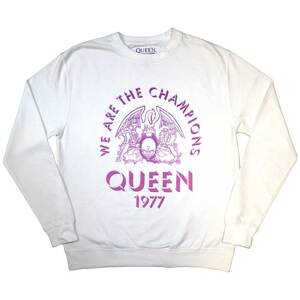 Queen mikina Champions 1977 Biela S