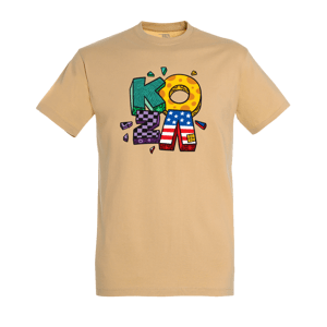 Koza Bobkov tričko Cheese Krémová 3XL