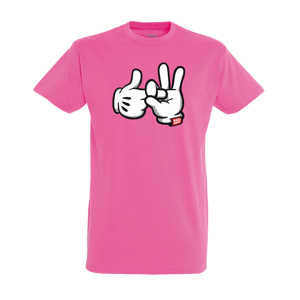 Koza Bobkov tričko Disney hands Ružová 3XL