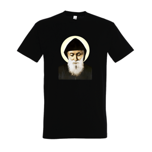 Tricool® tričko Svätý Šarbel portrét 2 Čierna M