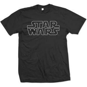 Star Wars tričko Logo Čierna M