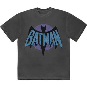 DC Comics tričko Batman Retro Logo Šedá S