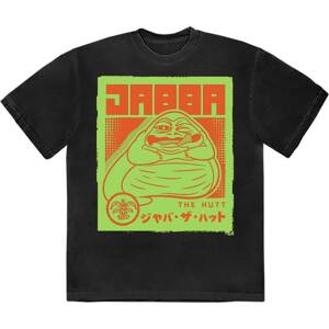 Star Wars tričko Jabba Japanese Čierna S