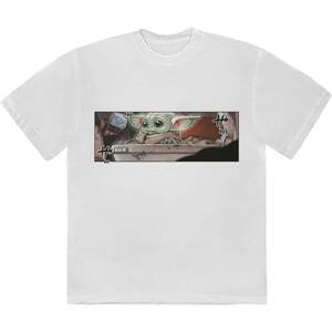 Star Wars tričko Grogu Frame Biela S