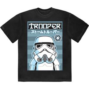 Star Wars tričko Trooper Japanese Čierna S