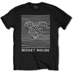 Disney tričko Mickey Mouse Unknown Pleasures Čierna XXL