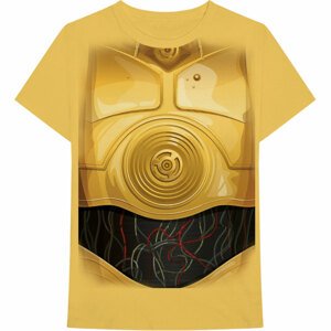 Star Wars tričko C-3PO Chest Žltá XXL
