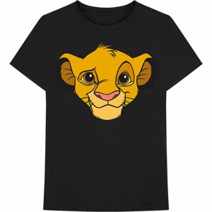 Disney tričko Lion King - Simba Face Čierna XXL