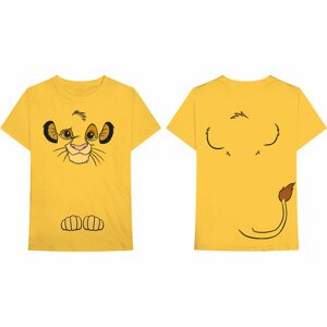 Disney tričko Lion King Simba Žltá XXL