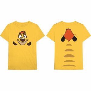 Disney tričko Lion King Timon Žltá XXL