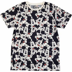 Disney tričko Mickey Mouse AOP Heads Biela XL