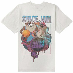 Space Jam tričko Ready 2 Jam Biela XXL