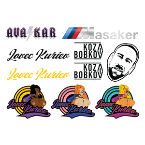 Koza Bobkov Stickerpack 2.0 (Lovec, Avakar, Masaker)