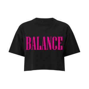 Balance Gym tričko Balance Croptop Čierna M