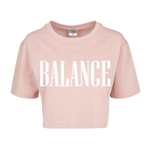 Balance Gym tričko Balance Croptop Ružová S