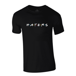 Demotivácia tričko Haters Čierna S