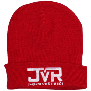 René Rendy čapica JVR Jasne červená