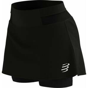 Compressport Performance Skirt W Black XS Bežecké kraťasy