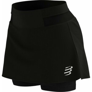 Compressport Performance Skirt W Black M Bežecké kraťasy