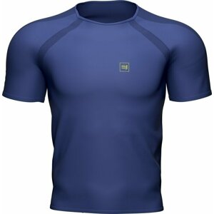 Compressport Training SS Tshirt M Sodalite/Primerose L Bežecké tričko s krátkym rukávom