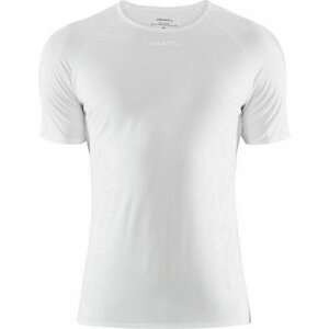Craft PRO Dry Nanoweight Tee White M Bežecké tričko s krátkym rukávom