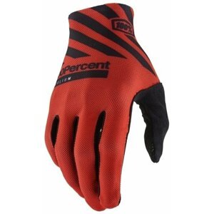 100% Celium Gloves Racer Red S Cyklistické rukavice