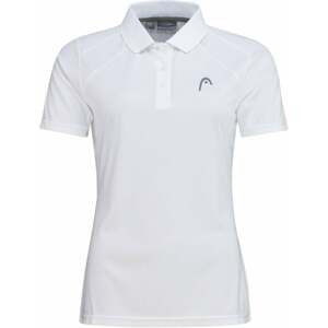 Head Club Jacob 22 Tech Polo Shirt Women White L Tenisové tričko