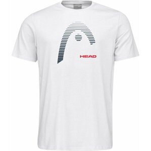 Head Club Carl T-Shirt Men White M Tenisové tričko
