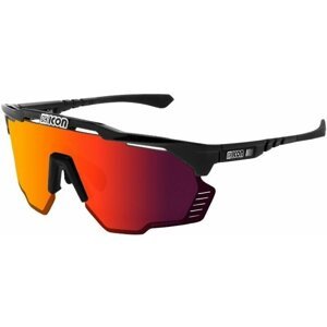 SCICON Aeroshade Kunken Black Gloss/SCNPP Multimirror Red/Clear Cyklistické okuliare