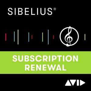 AVID Sibelius 1Y Subscription - Renewal (Digitálny produkt)