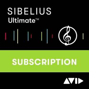 AVID Sibelius Ultimate 1Y Subscription - EDU (Digitálny produkt)