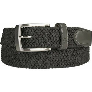 Alberto Gürtel Basic Braided Belt Dark Grey 100