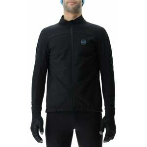 UYN Man Cross Country Skiing Coreshell Jacket Black/Black/Turquoise XL