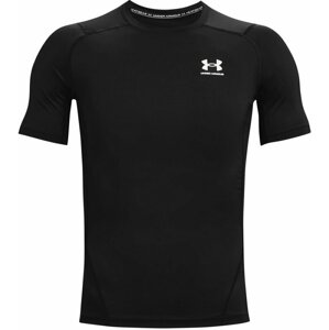 Under Armour Men's HeatGear Armour Short Sleeve Black/White XL Fitness tričko