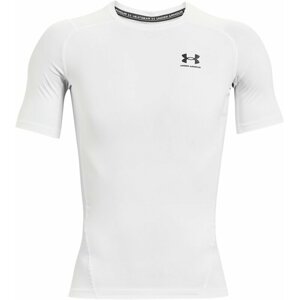 Under Armour Men's HeatGear Armour Short Sleeve White/Black M Fitness tričko